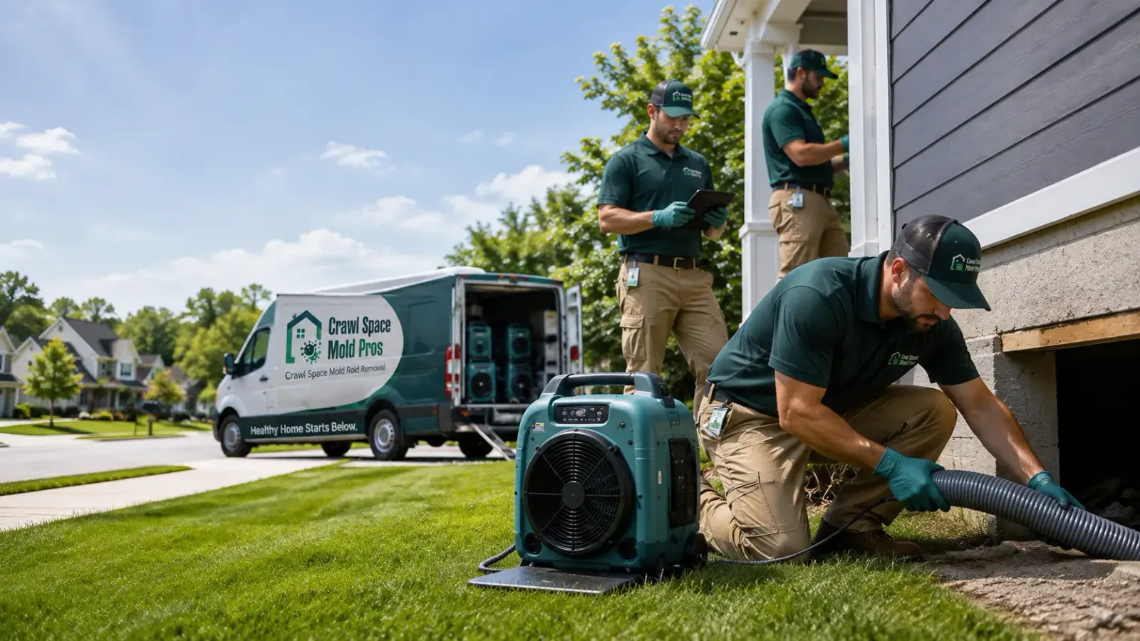 Crawl Space Mold Removal in Alexander, IL